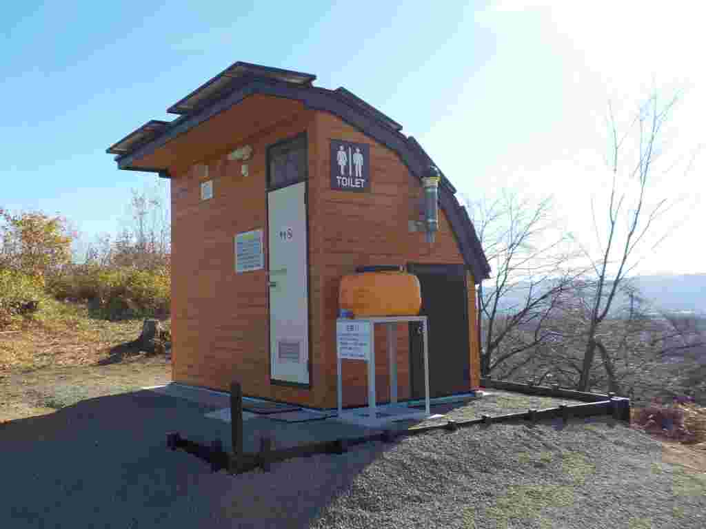 Bio-Toilet in Mt. Sodai, Tomioka City, Gunma Prefecture